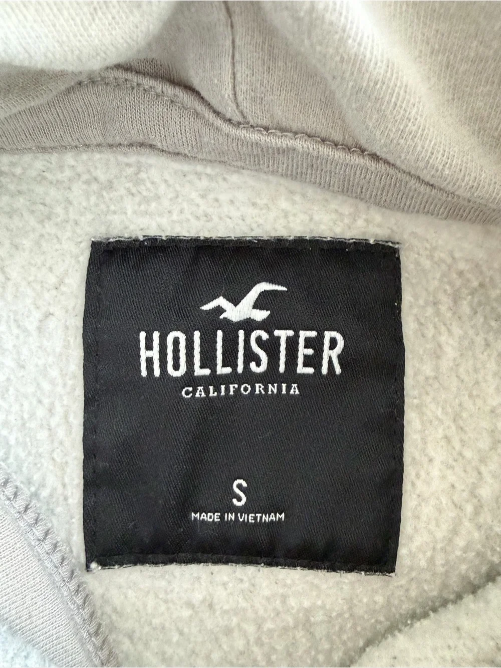 Hollister Gray Pullover Hoodie